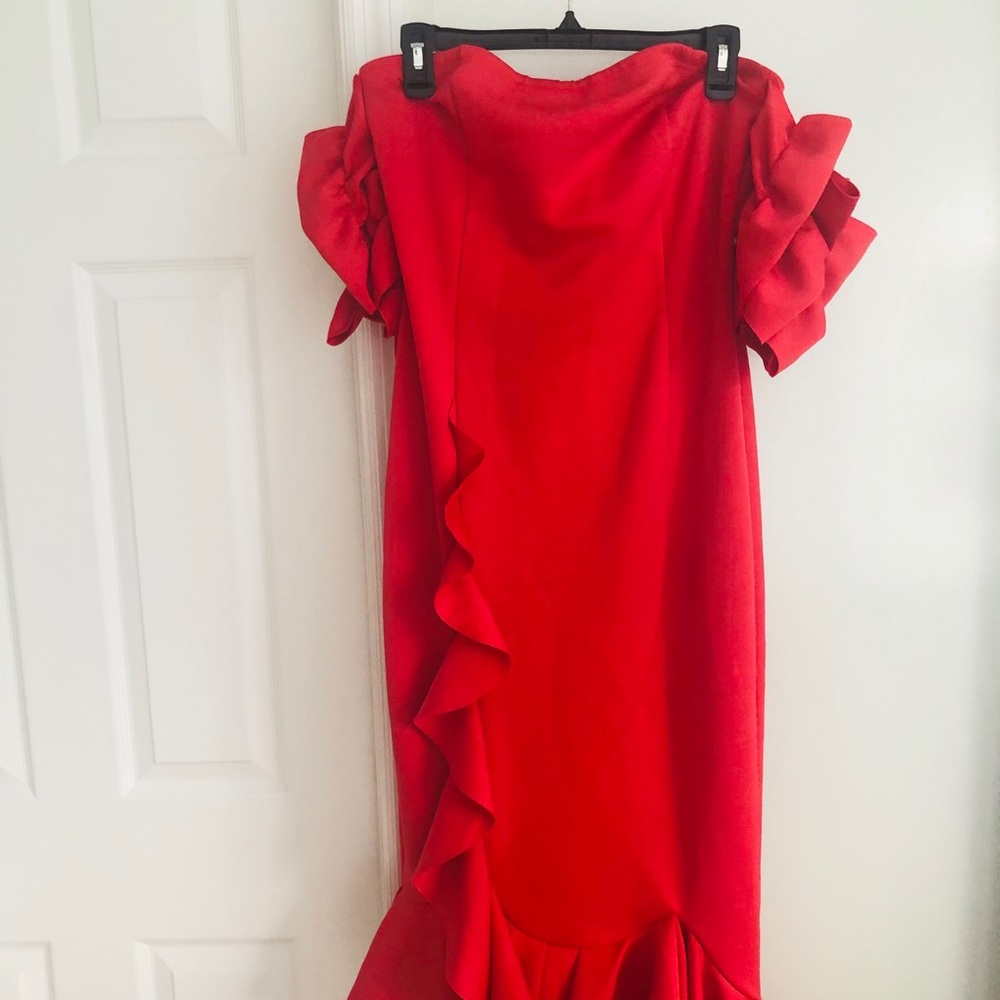 Off the shoulder dress
